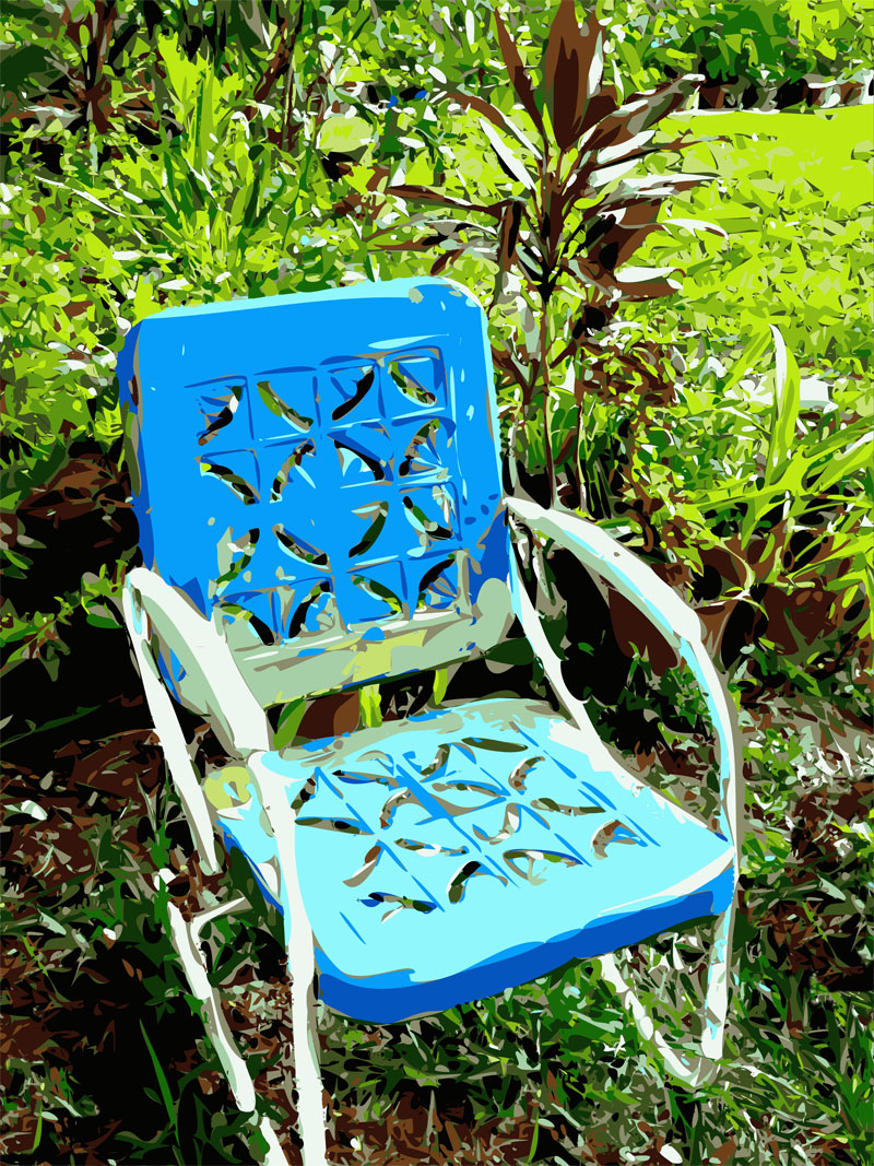 Blue Ridge Garden Painting by Laura Lane Design