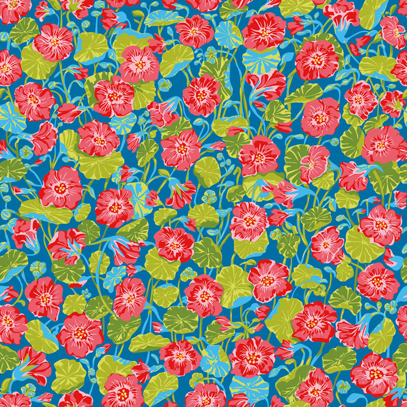 Cicada Collection Nasturtiums Brilliant by Laura Lane Design