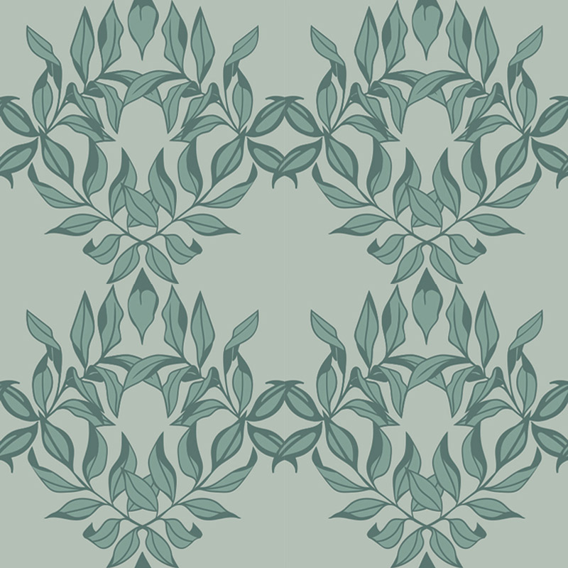 Cicada Collection Garden Trellis Mint by Laura Lane Design Cicada Collection Garden Trellis Mint by Laura Lane Design