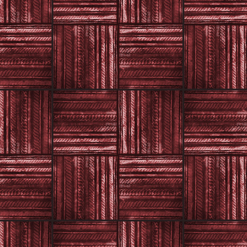 Industrial Collection Upbraiding Vermillion by Mark Elmore